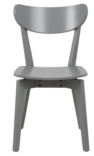 Krzesło drewniane Roxby szare do jadalni i kuchni skandynawskie Actona styl retro