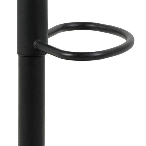 Hoker tapicerowany Brooke beżowy z oparciem, regulowany, obrotowy do kuchni i wyspy Actona