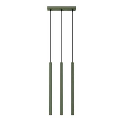 Lampa wisząca PASTELO 3P zielona oliwka