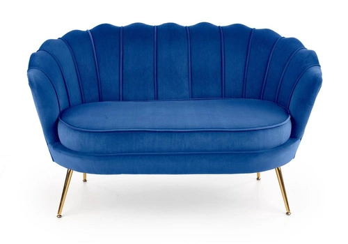 Sofa muszelka Florecja granatowa