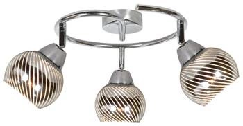Lampa sufitowa Fort spirala 3x10W E14  LED chrom