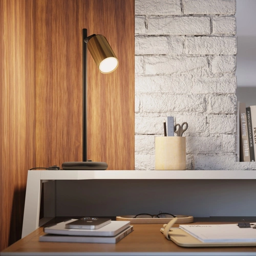 Plafon nowoczesny WINX 4L czarny złoty stalowy do salonu i sypialni Sollux Lighting