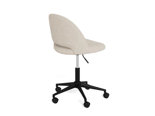 Fotel biurowy Allan beżowy obrotowy na kółkach do biurka Actona
