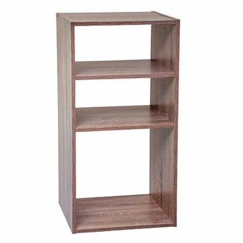 Regał na książki Mix 'n Modul 3 półki drewniany nowoczesny do salonu 5five simply smart