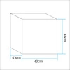Lampa ogrodowa CUBIC L LED RGBW 16  kolorów 43 cm