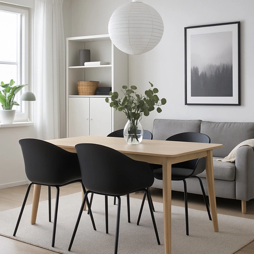 Krzesło do jadalni Topley Arm Intesi czarne tapicerowane z podłokietnikami łatwe czyszczenie