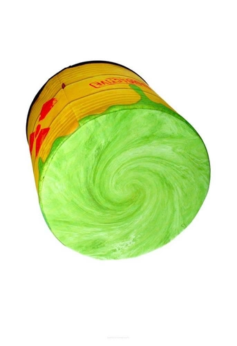 Pufa dekoracyjna Poison okrągła multikolor do salonu i sypialni nowoczesna Intesi 40 cm