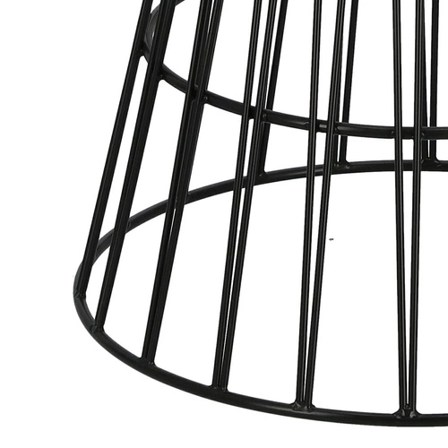 Stół Cage czarny/transparentny loftowy