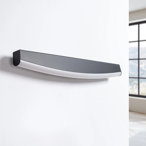 Kinkiet ścienny LED JORUN czarny nowoczesny 60 cm do salonu i sypialni Thoro