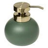 Dozownik do mydła Duo zielony glamour z poliresinu do łazienki 5five simply smart