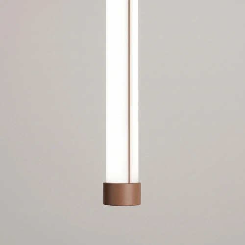 Lampa wisząca TRANG 50 mocca LED do salonu regulowana nowoczesna