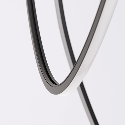 Żyrandol ALVAR 3 czarny LED nowoczesny do salonu i jadalni 150 cm Thoro