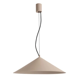 Lampa wisząca FINT taupe LED do salonu regulowana nowoczesna