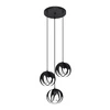 Lampa wisząca TULOS 3P czarna
