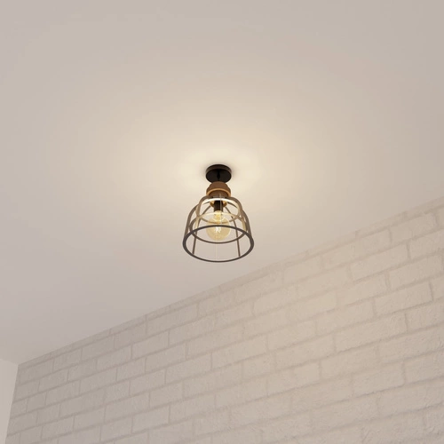 Lampa wisząca Berry czarna metalowa regulowana do salonu i kuchni Atmosphera 25 cm