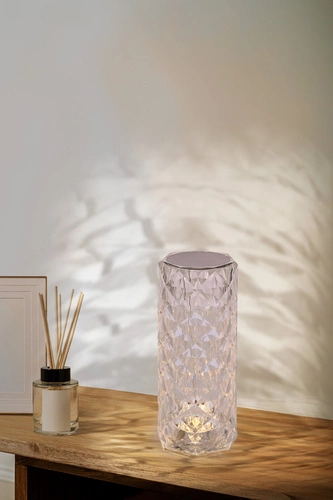 Lampa stołowa BRILLO H-21,5cm bezbarwny 2W LED USB 3000, 4000, 6000K TOUCH ME