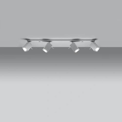 Plafon sufitowy MERIDA biały nowoczesny metalowy 4xGU10 do salonu kuchni i jadalni