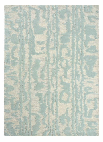 Florence Waterwave Stripe Pearl dywan wełniany do salonu szary 170x240cm nowoczesny łatwoczyszczący