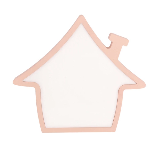 Lampka nocna LED House różowa do pokoju dziecka nowoczesna dekoracyjna CANDELLUX
