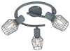 Lampa sufitowa Viking spirala 3x40W E14  szary