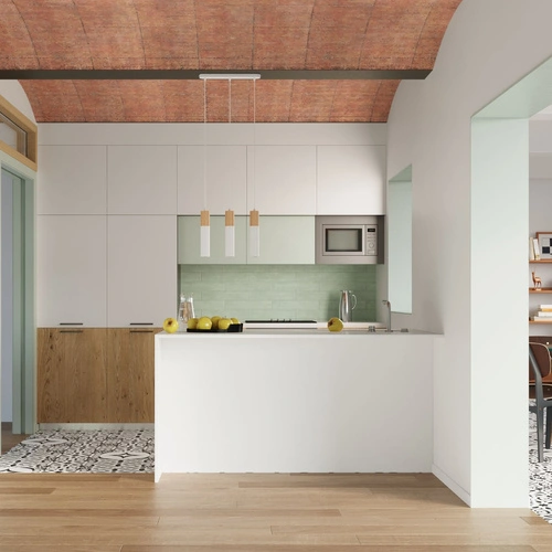 Lampa wisząca Pablo 3L biała drewniana nad stół nowoczesna do salonu i jadalni