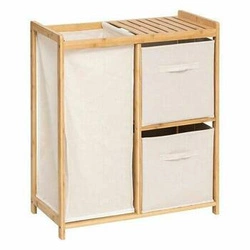 Komoda łazienkowa Tidy Box z koszem na pranie bambusowa