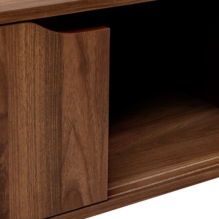 Stolik kawowy prostokątny Slidy marron 108x60 cm Imitujący drewno skandynawski do salonu