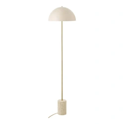 Lampa stojąca Sheffield marmurowa beżowa glamour do salonu 155 cm