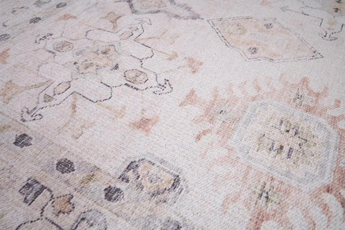 Dywan nowoczesny do salonu Aman 200x300 beżowy łatwoczyszczący antypoślizgowy Carpet Decor