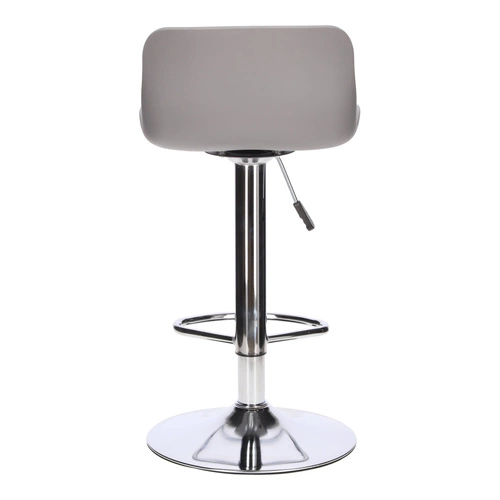 Stołek barowy Inge szary/ chrom outlet