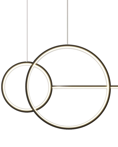 Lampa sufitowa LED NEW AGE czarna 120 cm regulowana do salonu i nad wyspę