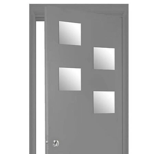 Zestaw 4 luster kwadratowych samoprzylepnych 20x20 cm do przedpokoju 5five