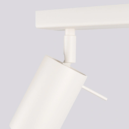 Plafon sufitowy RING 6L nowoczesny beżowy stalowy z ruchomymi kloszami do salonu