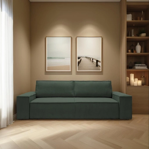 Sofa Molde sztruks zielony Poso 14