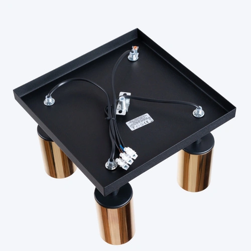 Plafon sufitowy WINX 4 nowoczesny czarny złoty do salonu i sypialni SOLLUX LIGHTING