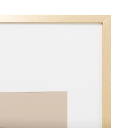 Złota ramka na zdjęcia 50x70 Manu Atmosphera nowoczesna wisząca na ścianę