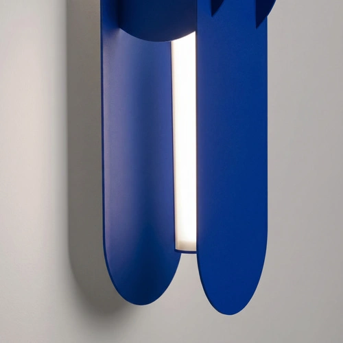 Kinkiet ścienny CHAIN 91 LED ultramaryna nowoczesny do salonu
