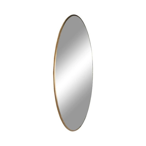 Lustro okrągłe Jersey 80cm złote na ścianę do salonu przedpokoju łazienki Intesi