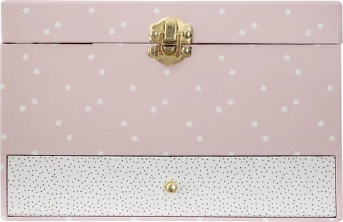 Szkatułka z pozytywką Unicorn różowa    