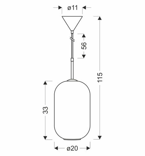Nowoczesna lampa wisząca CRESTO biała i złota do salonu lub nad stół szklany klosz