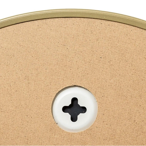 Lustro okrągłe wiszące Alice 38 cm złote do przedpokoju i salonu Atmosphera