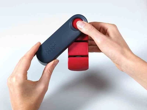 JJ - Ostrzałka do noży grafitowy/czerwony