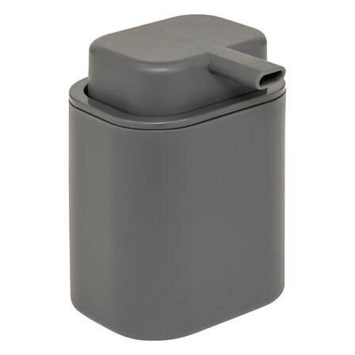 Dozownik na mydło z organizerem NEO2 szary 5five simply smart do łazienki nowoczesny