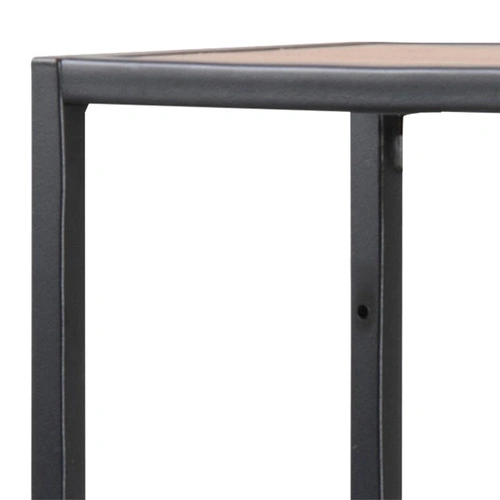 Regał wiszący Seaford VIII metalowy na książki i dekoracje do salonu w stylu industrialnym 75 cm
