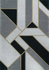 Dywan Gatsby Black 200x300 Art deco