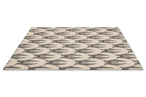 Dywan na taras zewnętrzny Pajaro Slate 90x150 szary nowoczesny geometryczny łatwoczyszczący