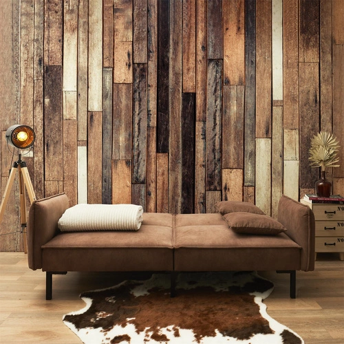 Sofa rozkładana Canif brązowa