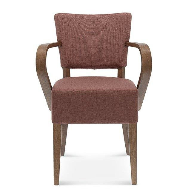 Krzesło do jadalni Fameg Tulip.2 tapicerowane z podłokietnikami buk personalizowane premium