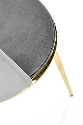 Krzesło Irene szare/złote