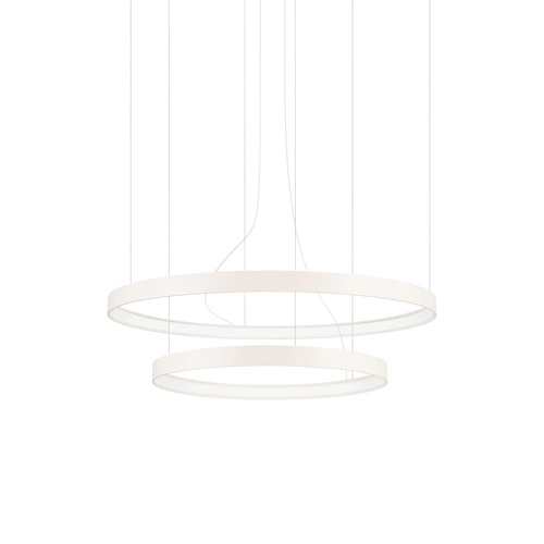 Żyrandol LED RIO 2 nowoczesny beżowy 78 cm do salonu i jadalni z regulacją